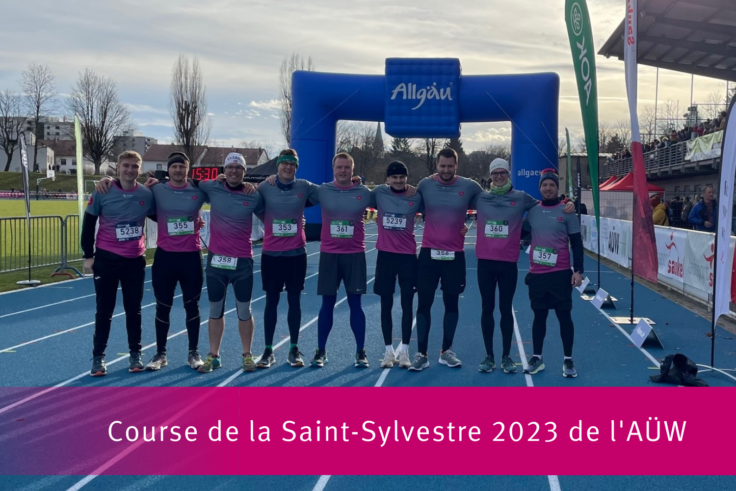 Course de Saint-Sylvestre 2023 de l’entreprise AÜW