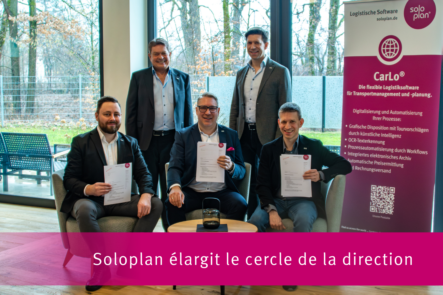 Soloplan élargit le cercle de la direction